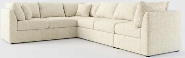 Nest Foam Comfort 3-Piece Large Sectional - Bloke Cotton