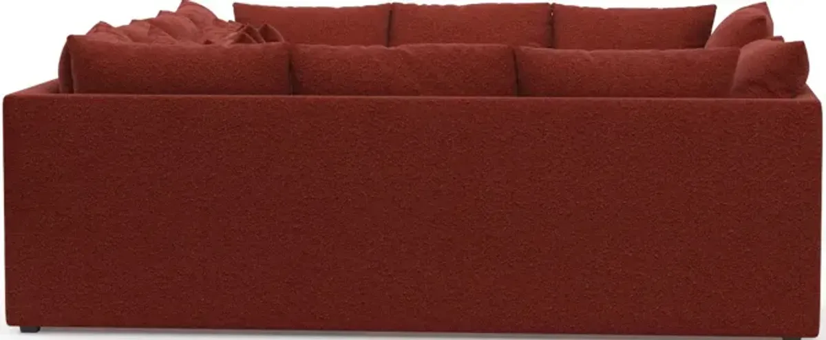 Nest Foam Comfort 9-Piece Sectional - Bloke Brick