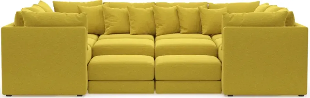 Nest Foam Comfort 9-Piece Sectional - Bloke Goldenrod