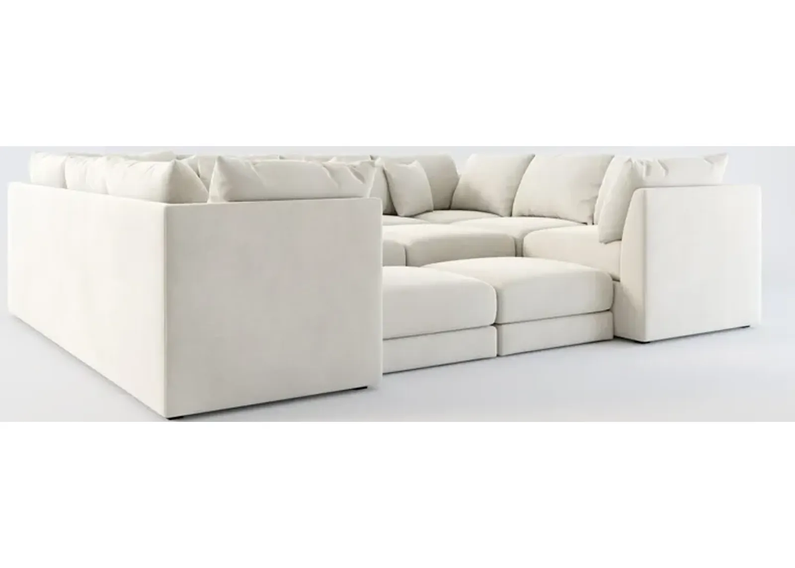 Nest Foam Comfort 9-Piece Sectional - Laurent Beach