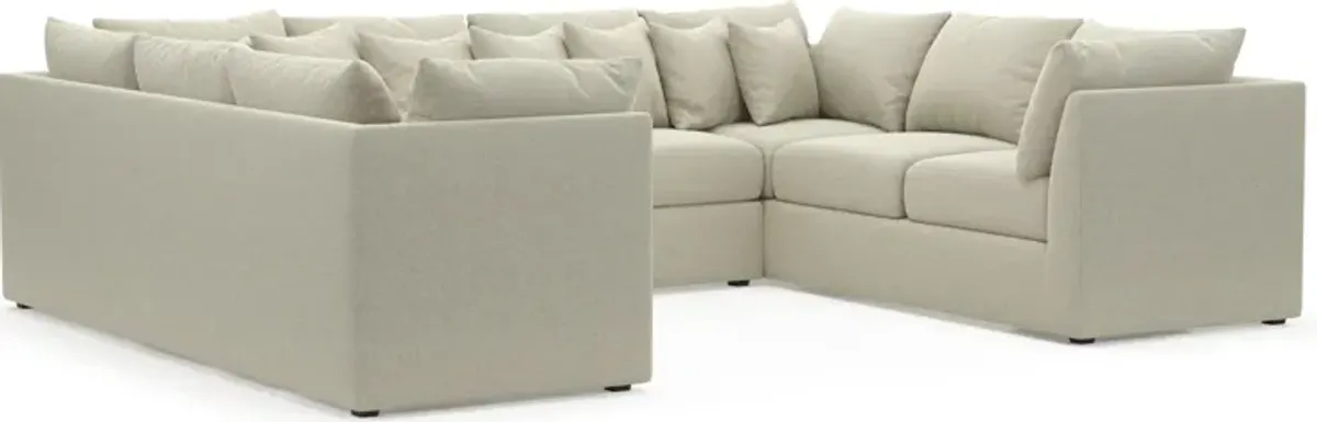 Nest Foam Comfort Eco Performance 3-Piece Pit Sectional - Liv Dove