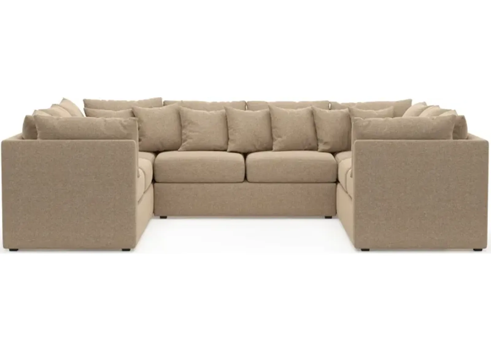 Nest Foam Comfort Eco Performance 3-Piece Pit Sectional - Liv Wicker