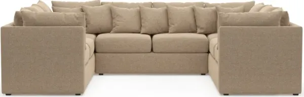 Nest Foam Comfort Eco Performance 3-Piece Pit Sectional - Liv Wicker