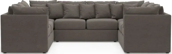 Nest Foam Comfort Eco Performance 3-Piece Pit Sectional - Presidio Steel