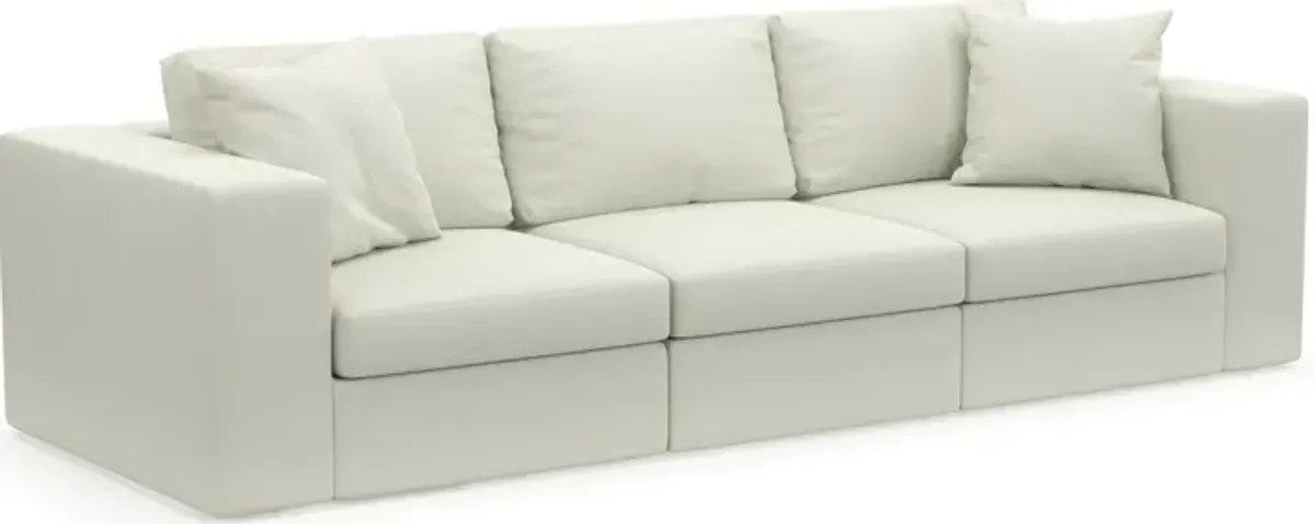 Collin Hybrid Comfort Eco Performance Fabric 3-Piece Sofa - Liv Arctic