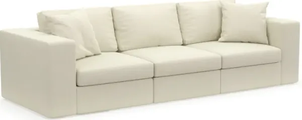 Collin Hybrid Comfort Eco Performance Fabric 3-Piece Sofa - Fincher Ivory