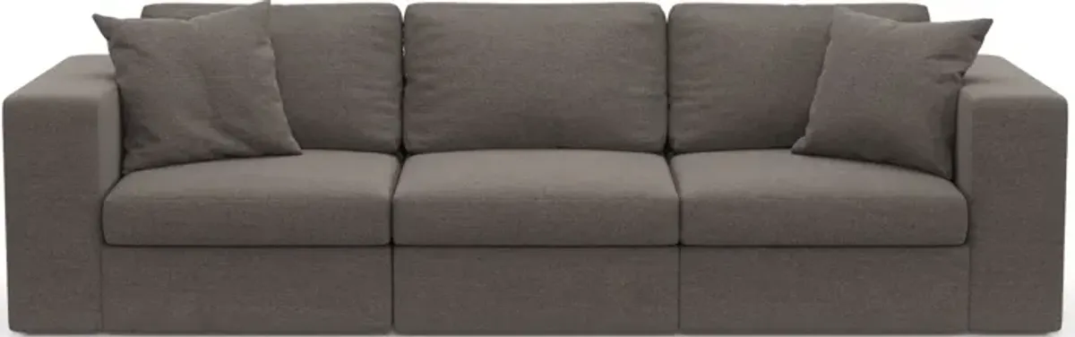 Collin Hybrid Comfort Eco Performance Fabric 3-Piece Sofa - Presidio Steel