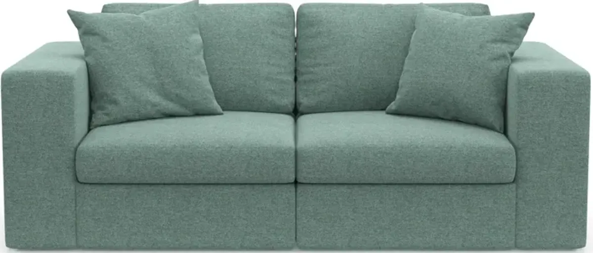 Collin Hybrid Comfort Eco Performance Fabric 2-Piece Sofa - Bridger Jade