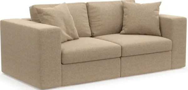 Collin Hybrid Comfort Eco Performance Fabric 2-Piece Sofa - Liv Wicker