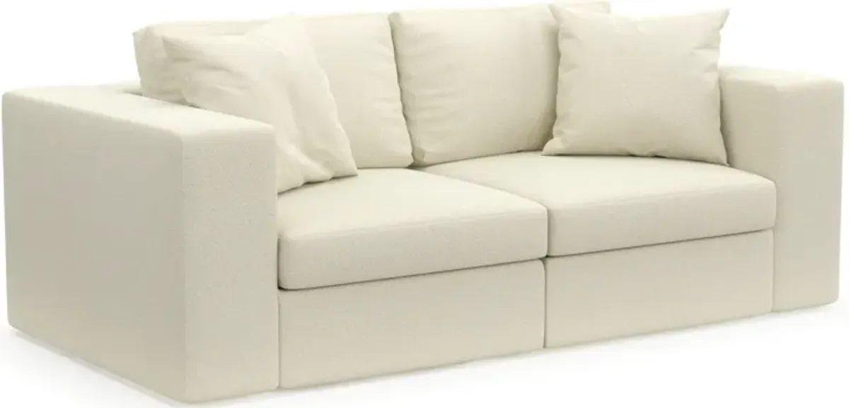 Collin Hybrid Comfort Eco Performance Fabric 2-Piece Sofa - Fincher Ivory