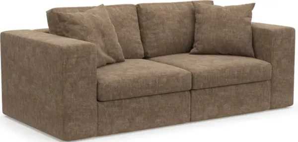 Collin Hybrid Comfort Eco Performance Fabric 2-Piece Sofa - Argo Java