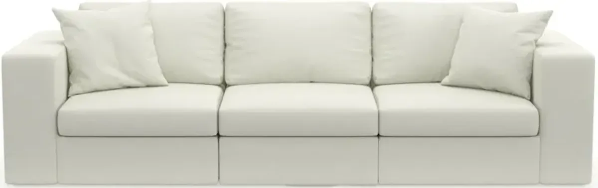 Collin Foam Comfort Eco Performance Fabric 3-Piece Sofa - Liv Arctic