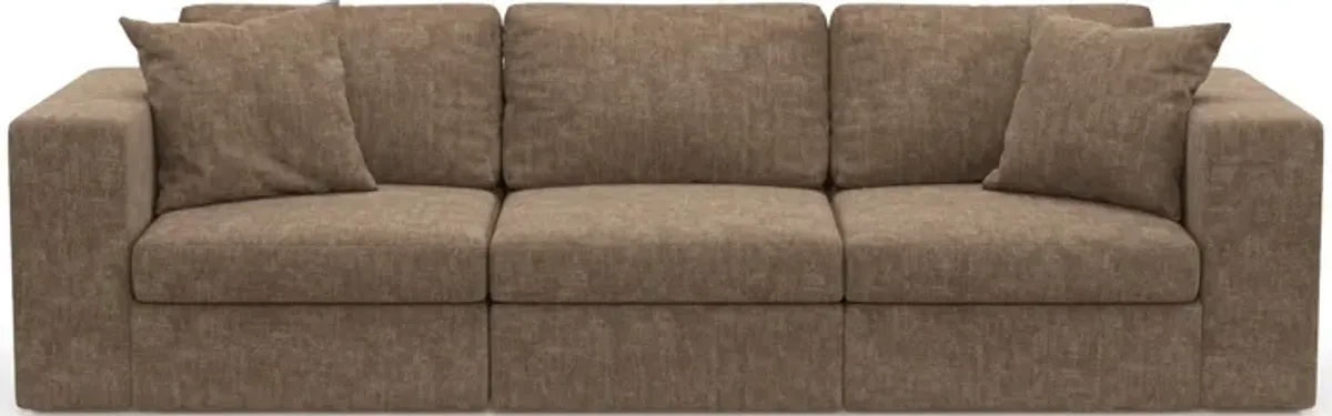 Collin Foam Comfort Eco Performance Fabric 3-Piece Sofa - Argo Java