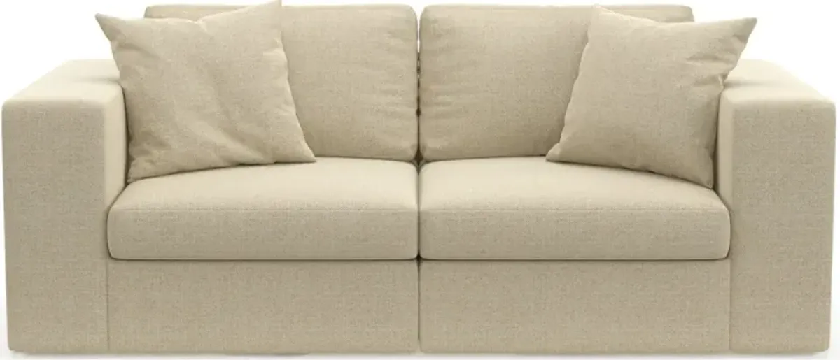 Collin Foam Comfort Eco Performance Fabric 2-Piece Sofa - Broderick Sand