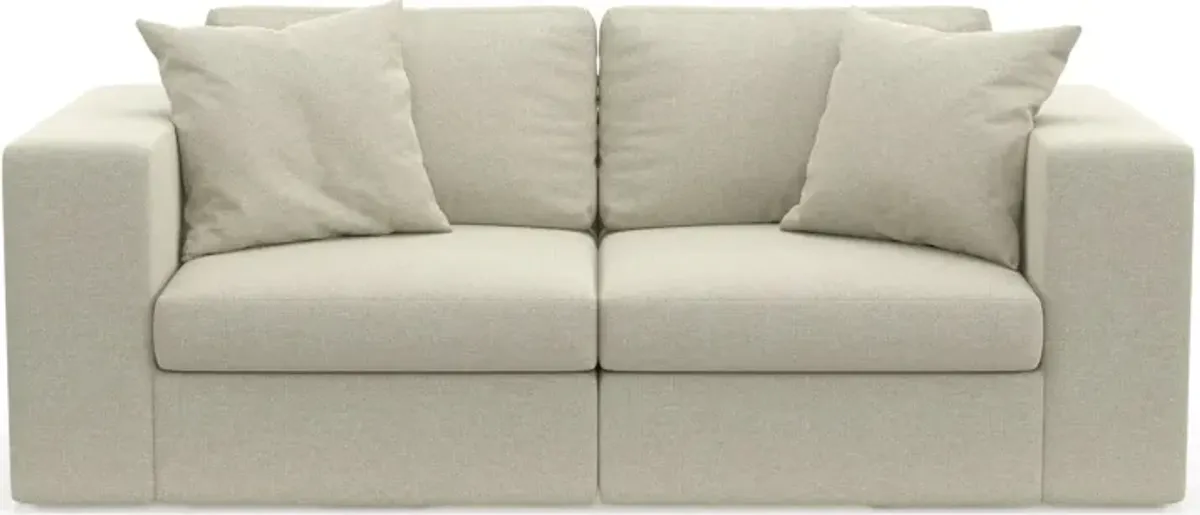 Collin Foam Comfort Eco Performance Fabric 2-Piece Sofa - Liv Dove