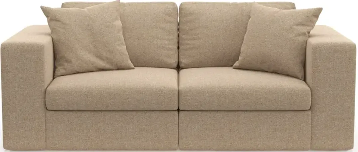 Collin Foam Comfort Eco Performance Fabric 2-Piece Sofa - Liv Wicker