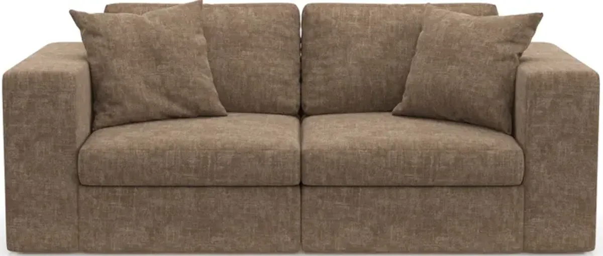 Collin Foam Comfort Eco Performance Fabric 2-Piece Sofa - Argo Java