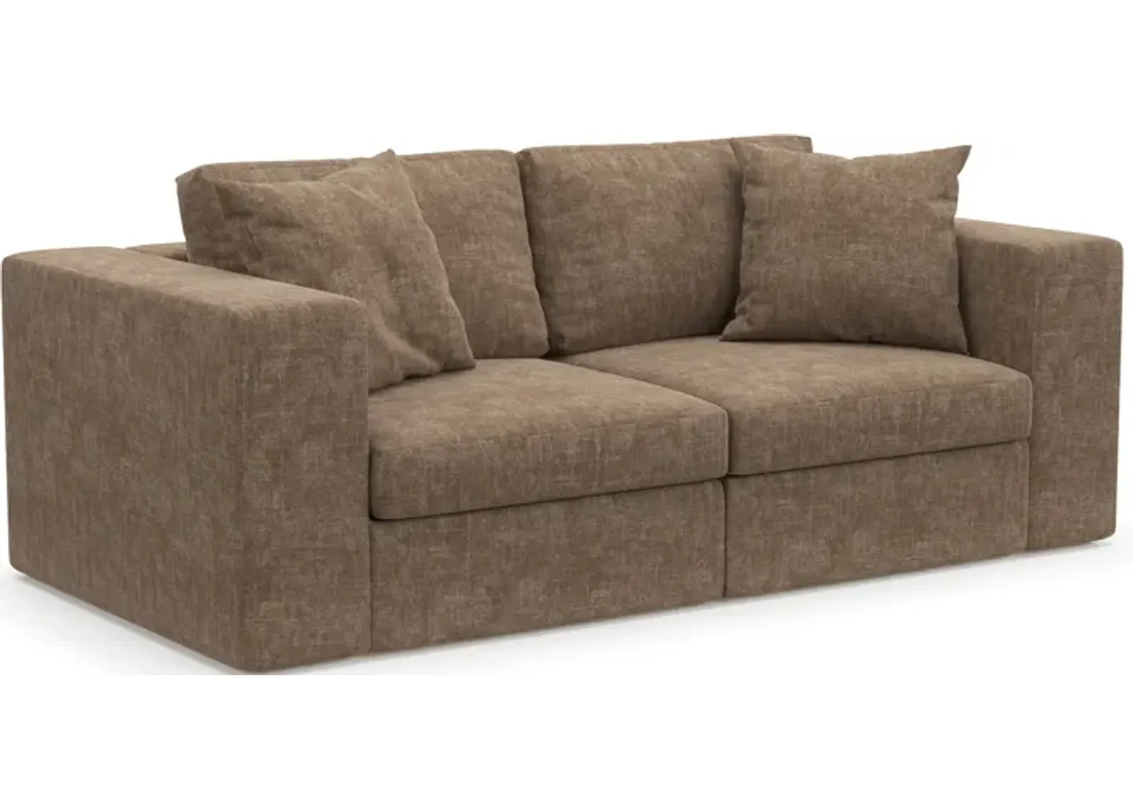 Collin Foam Comfort Eco Performance Fabric 2-Piece Sofa - Argo Java