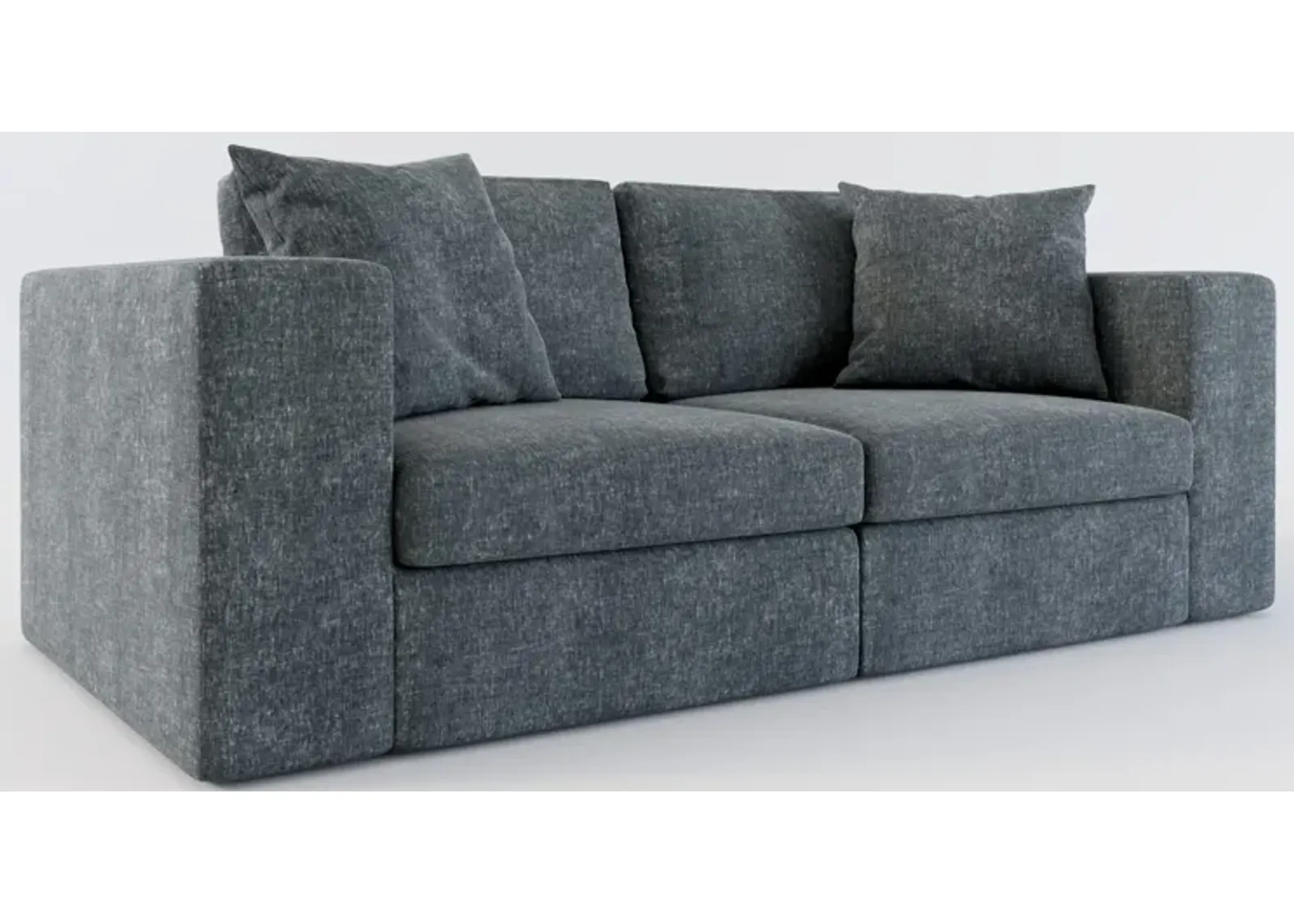 Collin Hybrid Comfort 2-Piece Sofa - Contessa Shadow