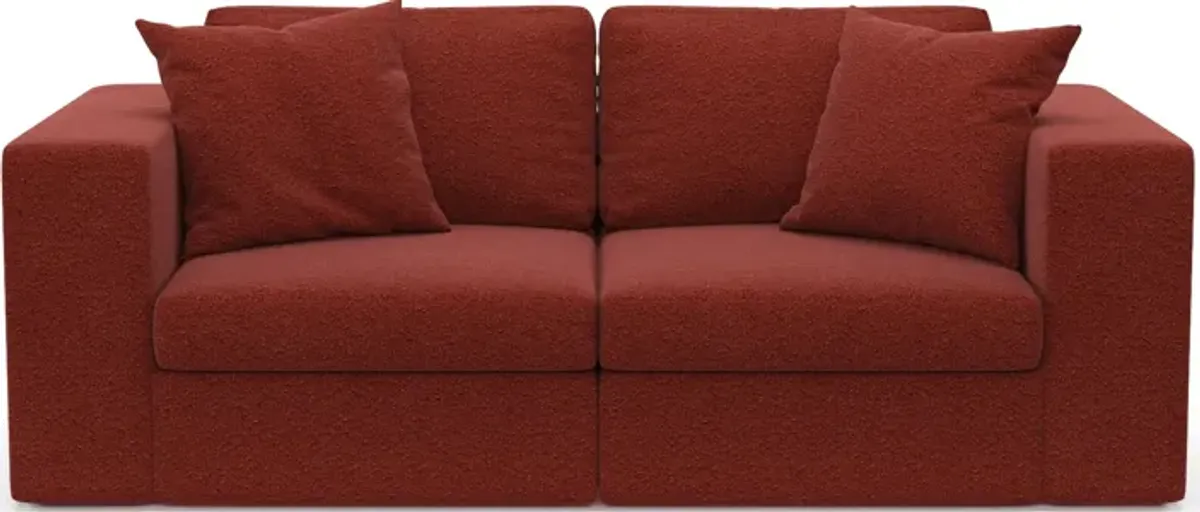 Collin Hybrid Comfort 2-Piece Sofa - Bloke Brick