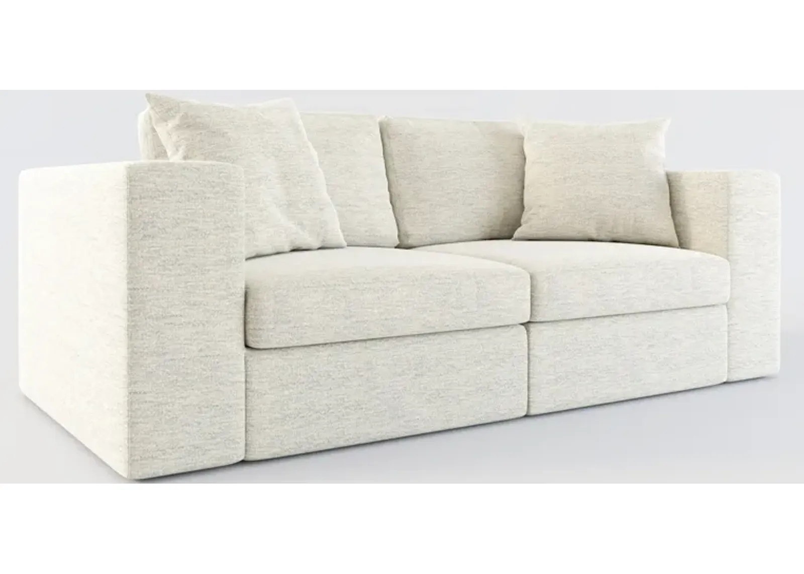 Collin Hybrid Comfort 2-Piece Sofa - Merino Chalk