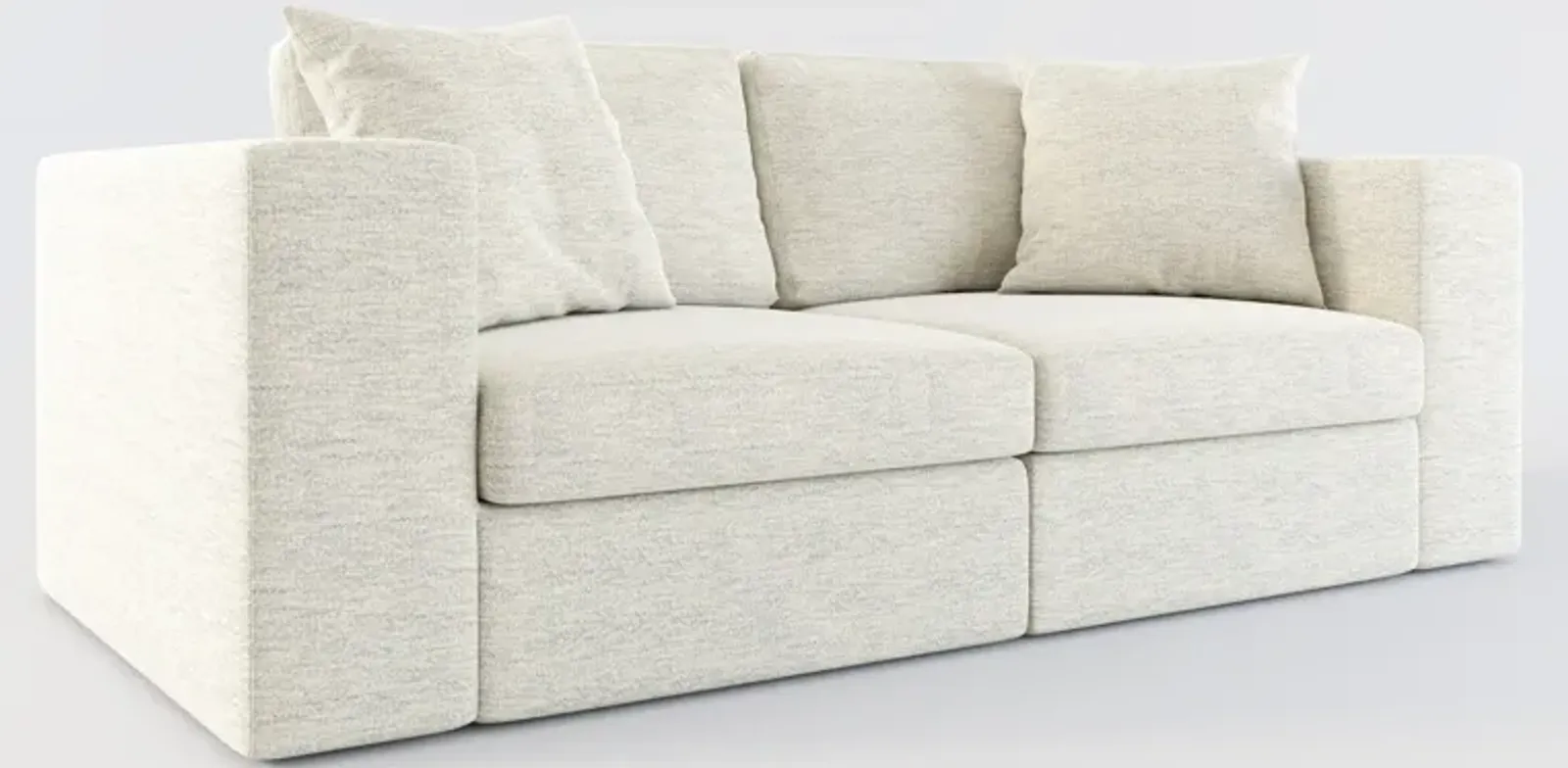 Collin Hybrid Comfort 2-Piece Sofa - Merino Chalk