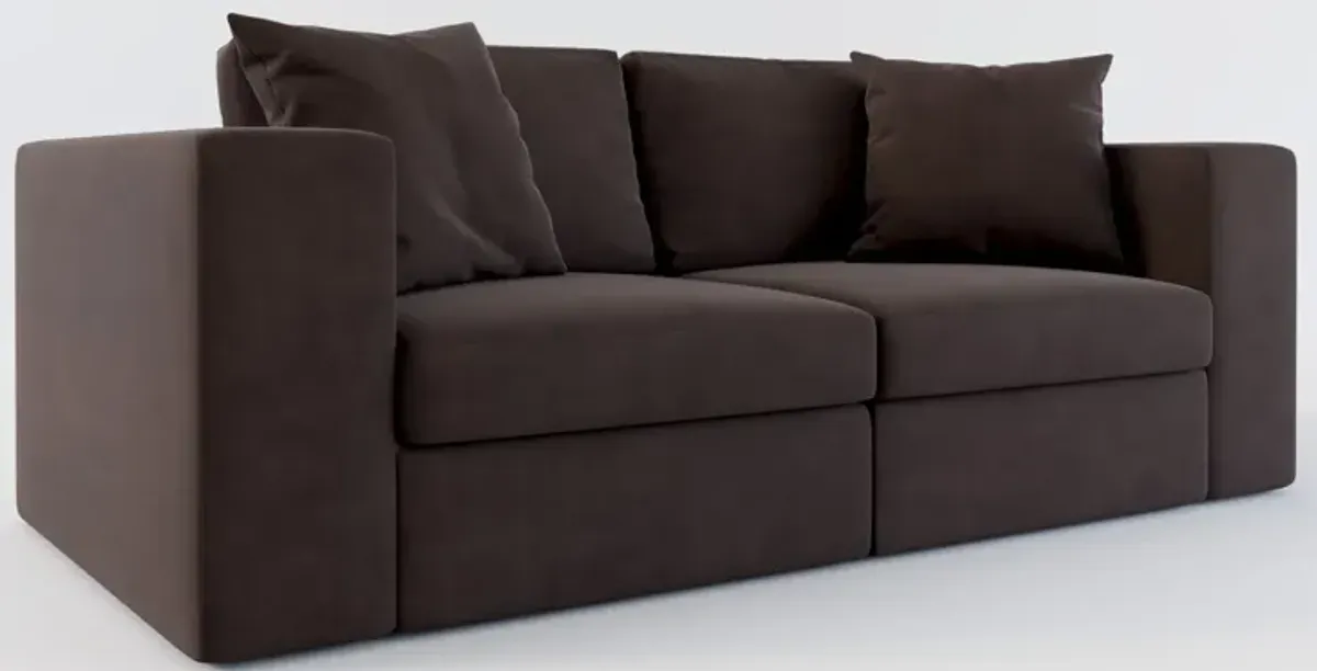 Collin Hybrid Comfort 2-Piece Sofa - Merrimac Dark Brown