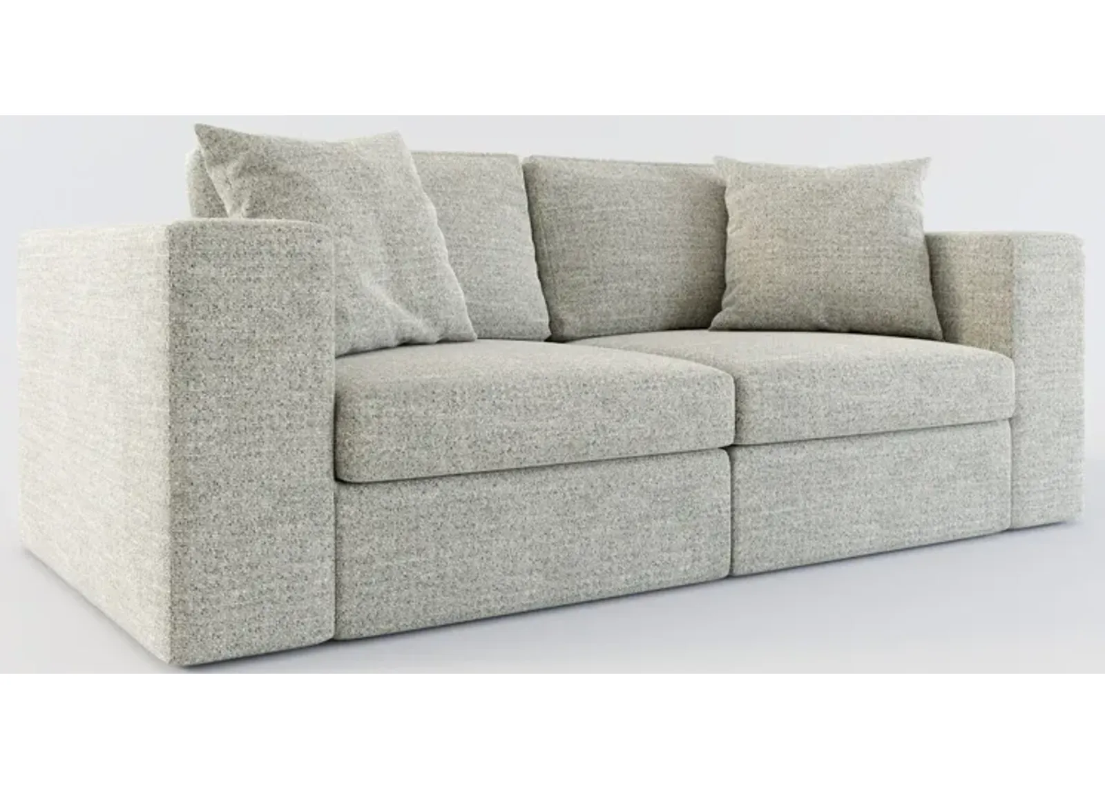 Collin 2-Piece Hybrid Comfort Sofa - Pandora Pepper