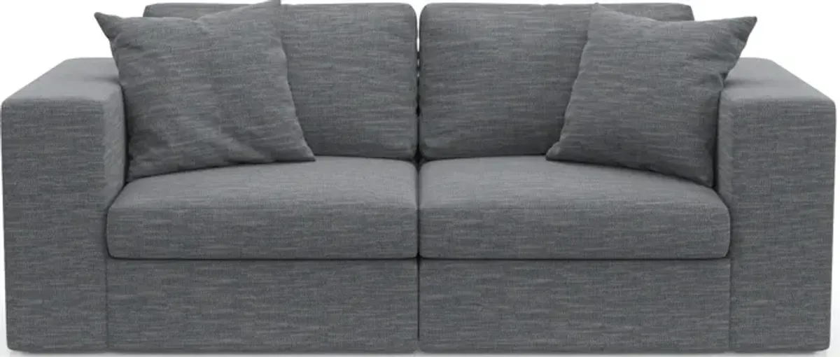 Collin Hybrid Comfort 2-Piece Sofa - Dudley Indigo