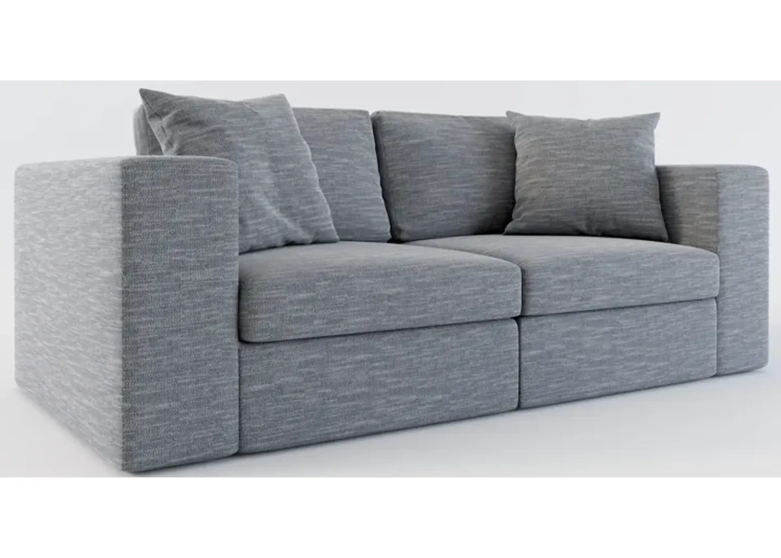 Collin Hybrid Comfort 2-Piece Sofa - Dudley Indigo