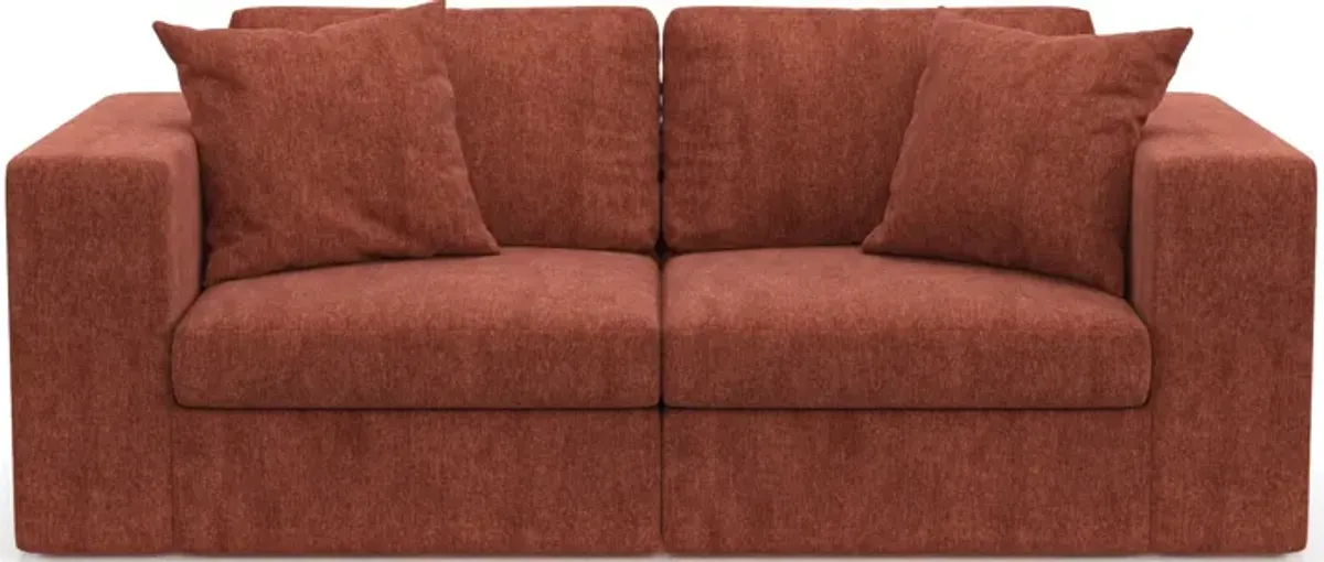 Collin Hybrid Comfort 2-Piece Sofa - Contessa Paprika