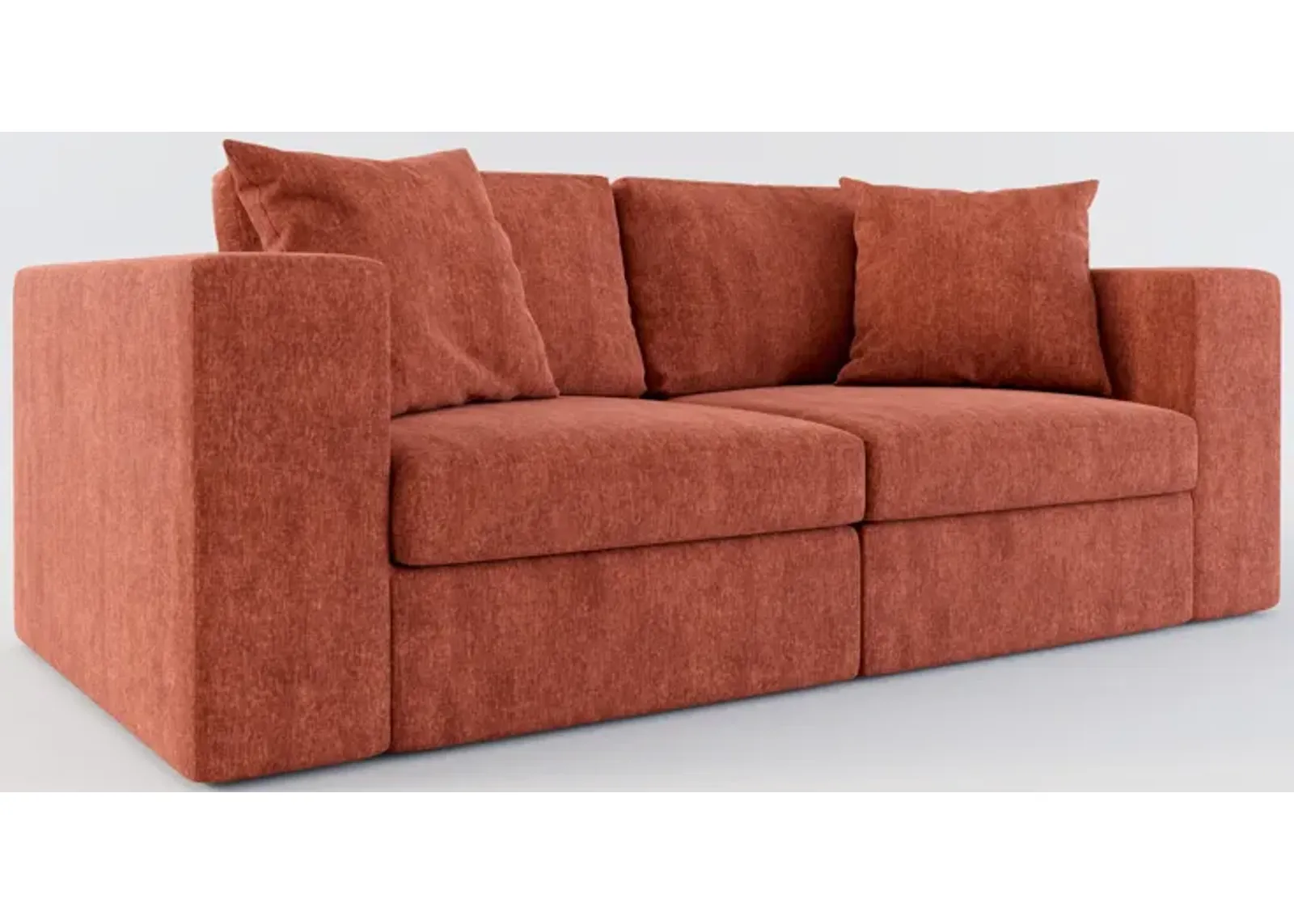 Collin Hybrid Comfort 2-Piece Sofa - Contessa Paprika