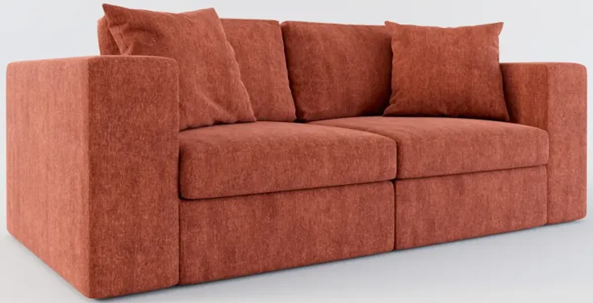 Collin Hybrid Comfort 2-Piece Sofa - Contessa Paprika