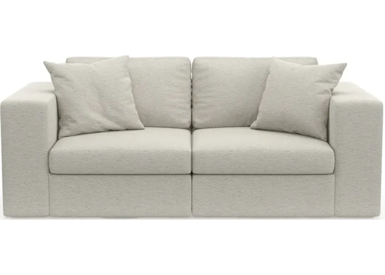 Collin Hybrid Comfort 2-Piece Sofa - Everton Grey