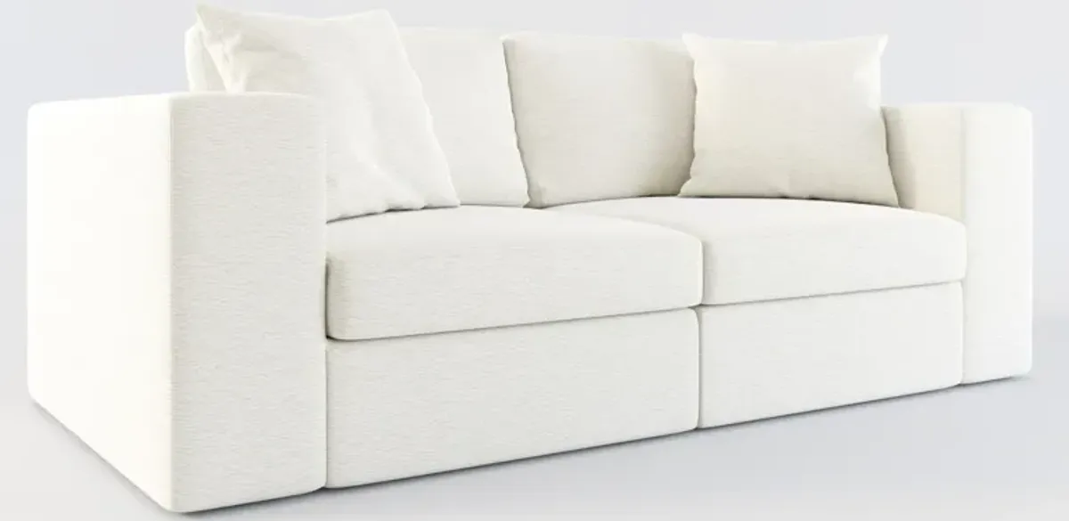 Collin Hybrid Comfort 2-Piece Sofa - Living Large White