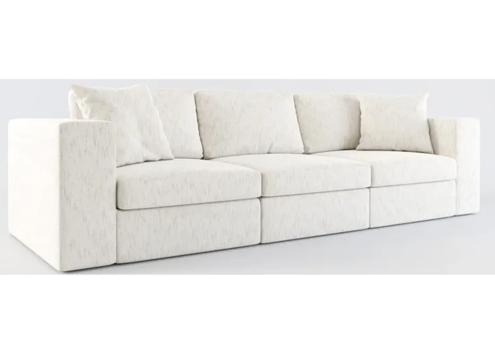 Collin Foam Comfort 3-Piece Sofa - P.T. Cream