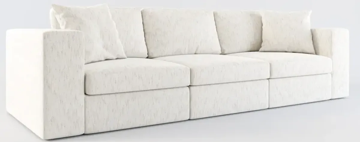 Collin Foam Comfort 3-Piece Sofa - P.T. Cream