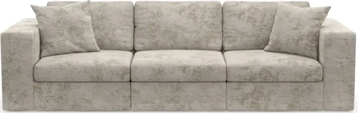 Collin Foam Comfort 3-Piece Sofa - Hearth Cement