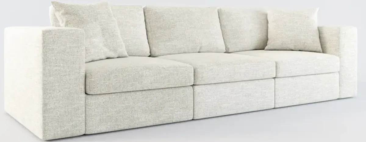 Collin Foam Comfort 3-Piece Sofa - M Ivory