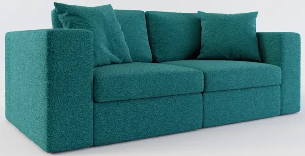 Collin Foam Comfort 2-Piece Sofa - Bloke Peacock