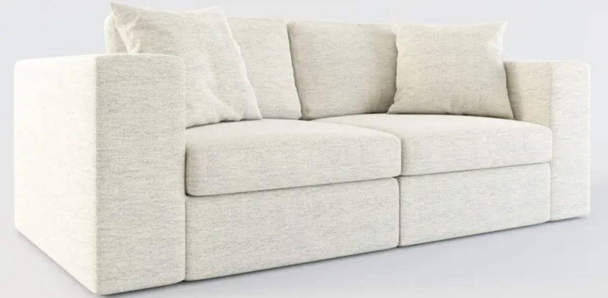 Collin 2-Piece Foam Comfort Sofa - Merino Chalk