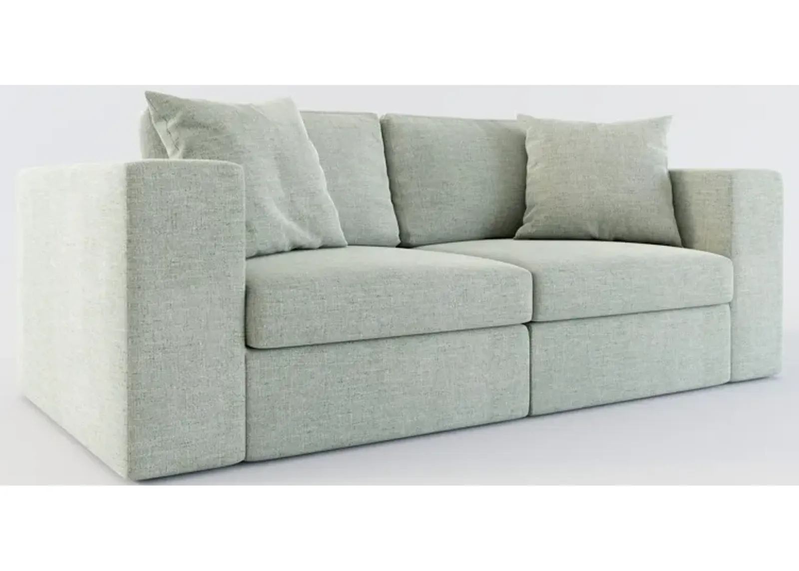 Collin Foam Comfort 2-Piece Sofa - Oslo Snow