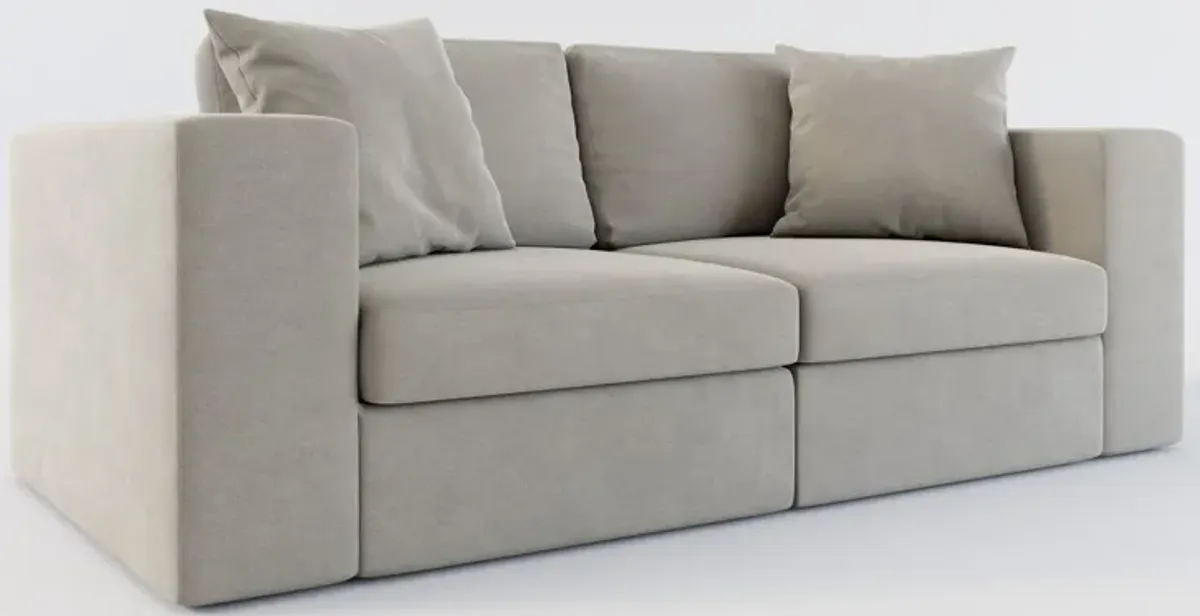 Collin Foam Comfort 2-Piece Sofa - Abington Fog