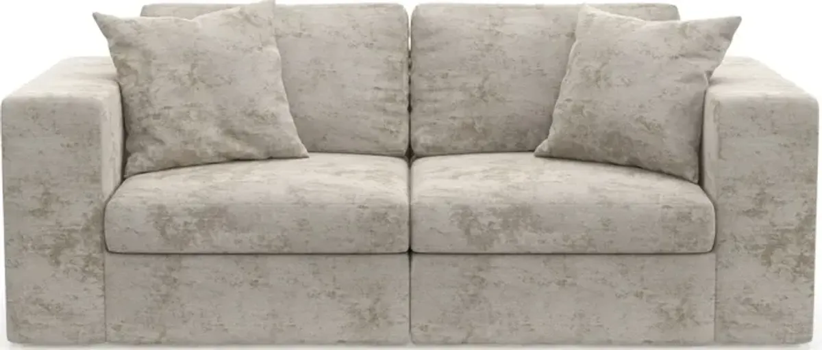 Collin Foam Comfort 2-Piece Sofa - Hearth Cement