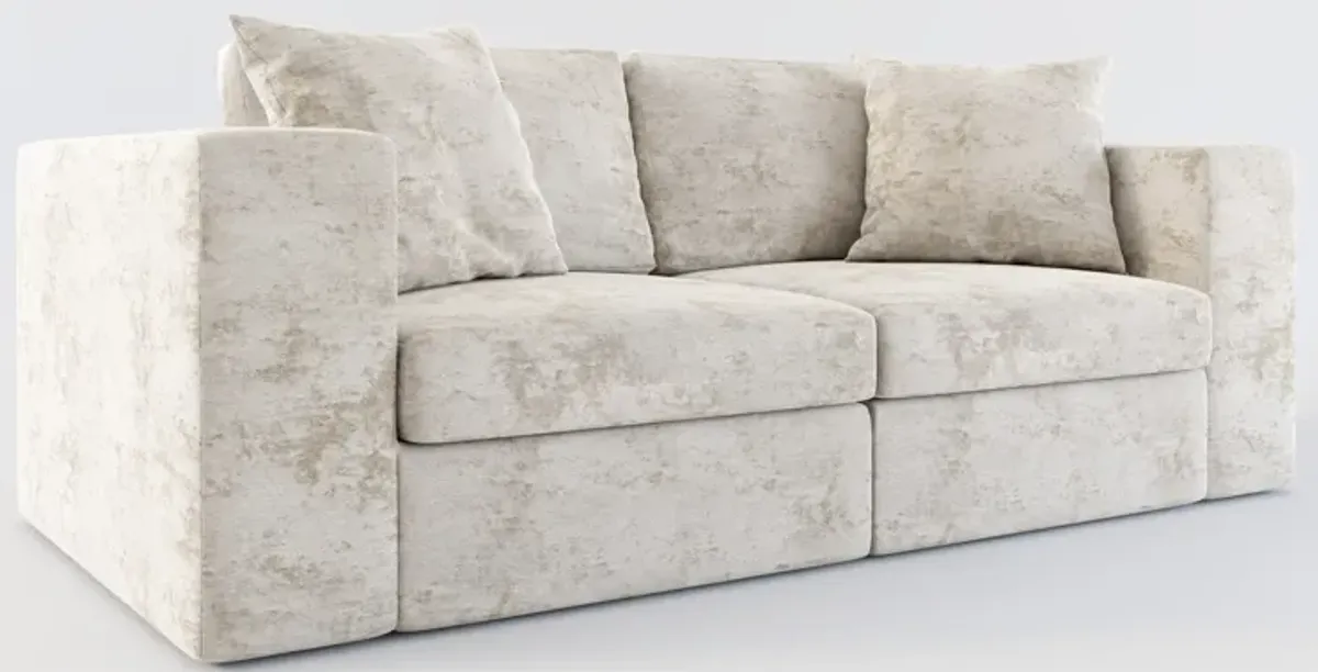 Collin Foam Comfort 2-Piece Sofa - Hearth Cement