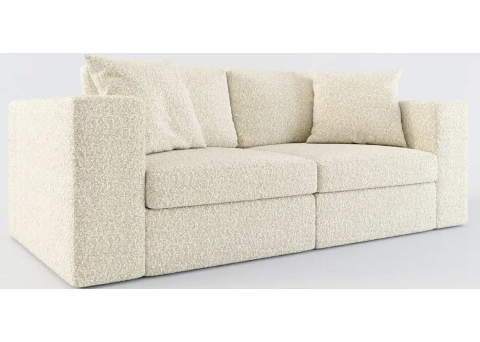 Collin Foam Comfort 2-Piece Sofa - Bloke Cotton