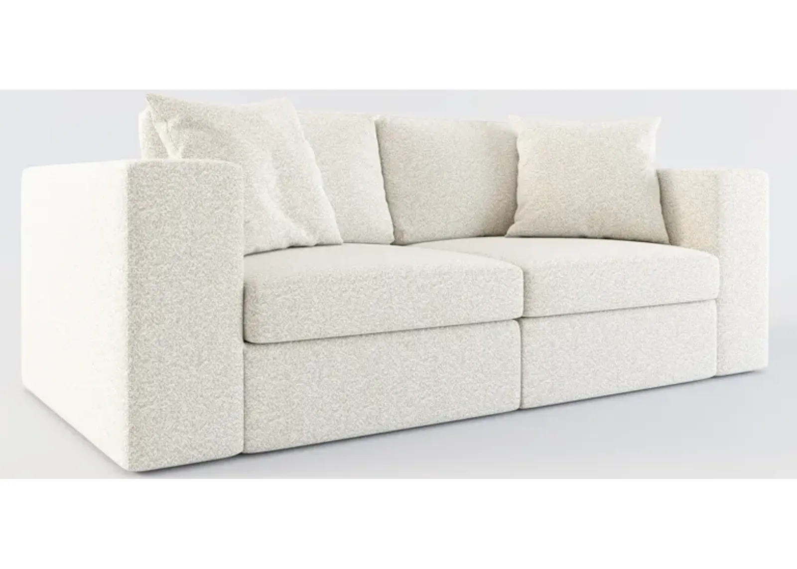 Collin Foam Comfort 2-Piece Sofa - Muse Stone