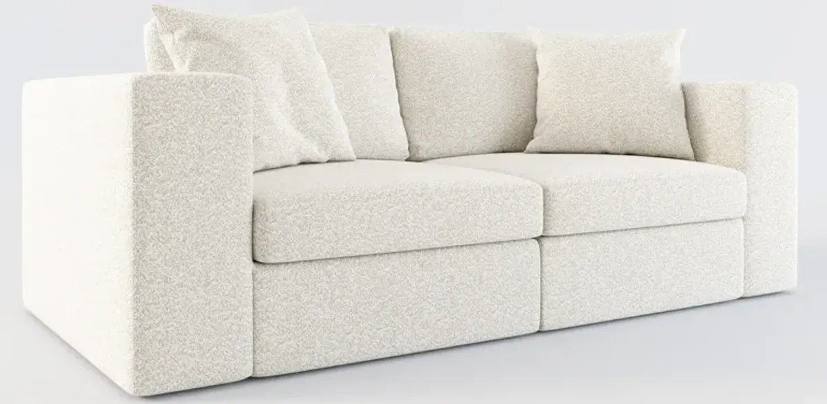 Collin Foam Comfort 2-Piece Sofa - Muse Stone