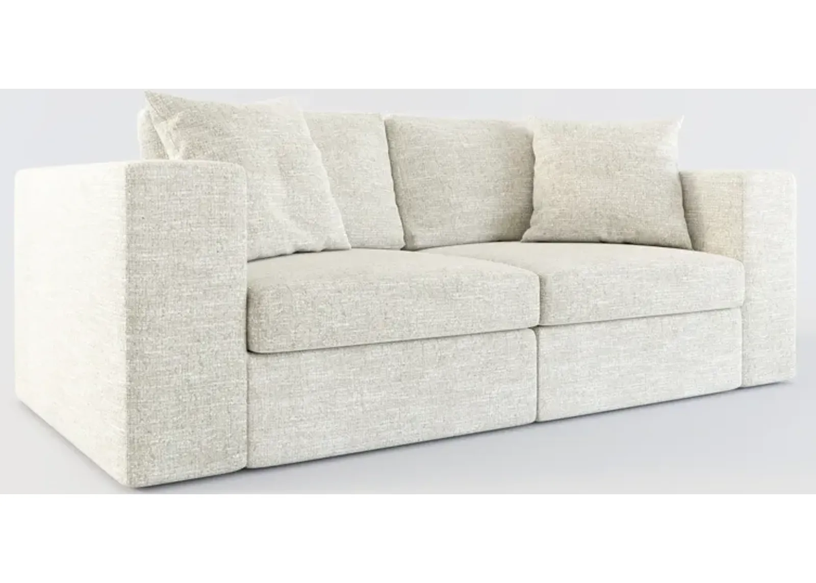 Collin Foam Comfort 2-Piece Sofa - M Ivory