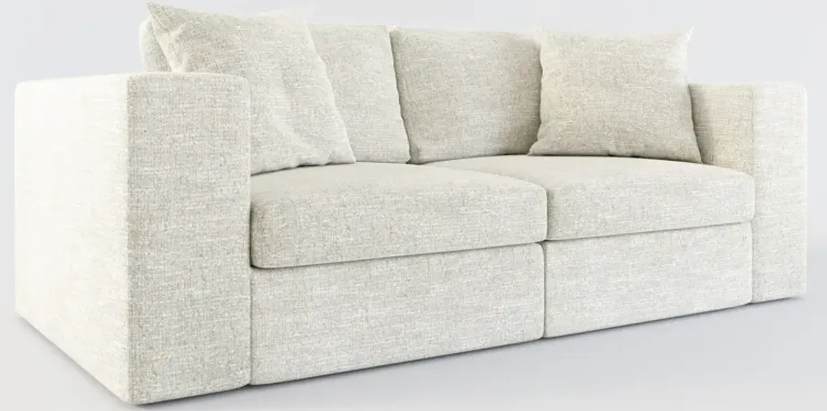 Collin Foam Comfort 2-Piece Sofa - M Ivory